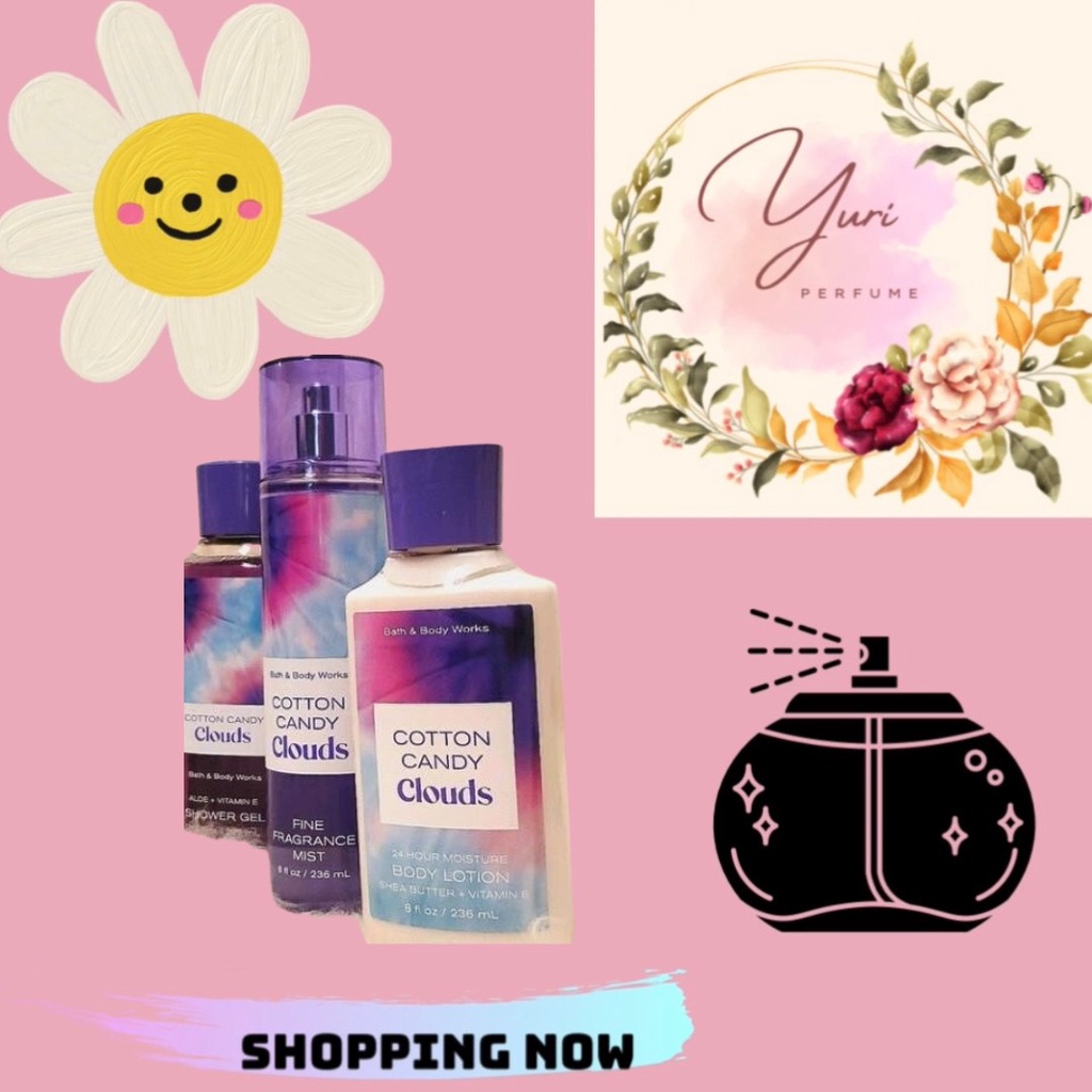 Xịt Thơm Toàn Thân Bath & Body Works COTTON CANDY CLOUDS