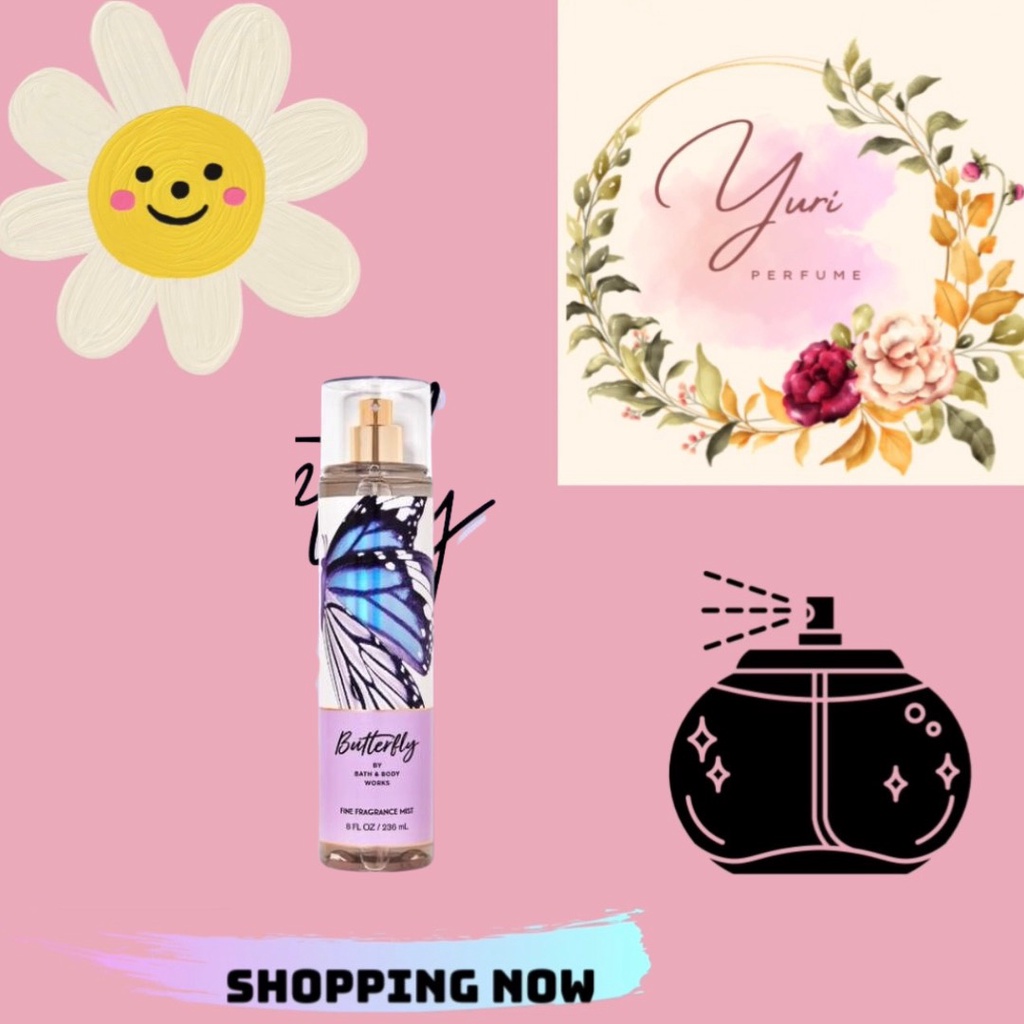 ✨ Xịt thơm Body Mist 𝐁𝐚𝐭𝐡 𝐀𝐧𝐝 𝐁𝐨𝐝𝐲 𝐖𝐨𝐫𝐤𝐬 𝐁𝐮𝐭𝐭𝐞𝐫𝐟𝐥𝐲