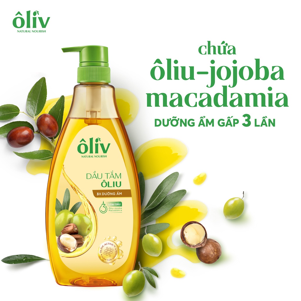 Dầu Tắm Ôliv Virgin Ôlive Oil 650ml