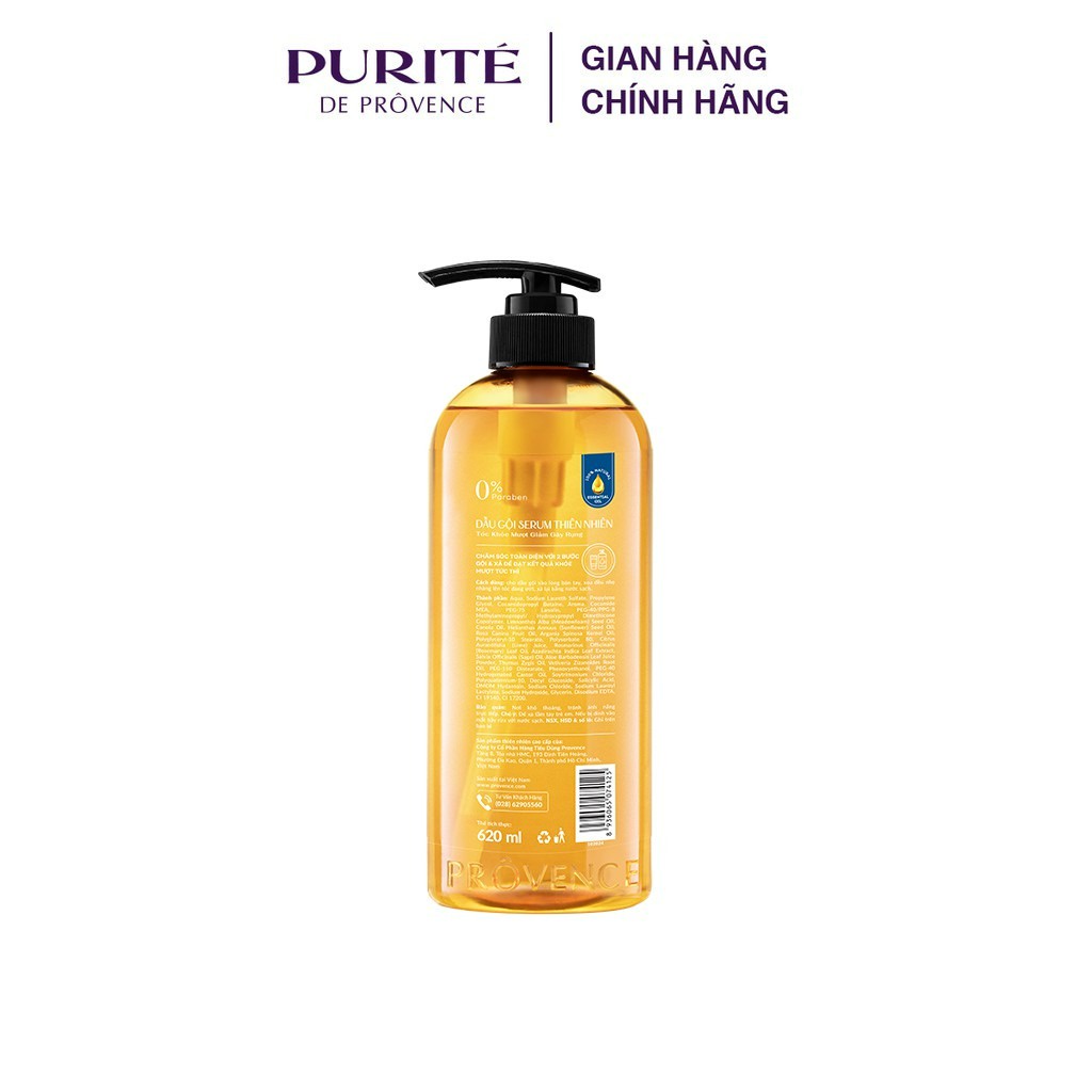 Dầu gội Purité serum thiên nhiên 620ml
