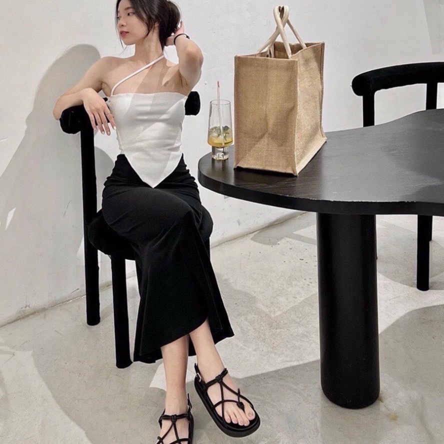 Chân váy đuôi cá, Váy nữ dáng dài, dáng xòe tôn dáng cực xinh chất vải co giãn dáng Midi xòe Ulzzang Hàn Quốc VAY001 | BigBuy360 - bigbuy360.vn