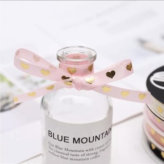 >>>[ Ruy băng lụa trái tim vàng 1cm ]<<<