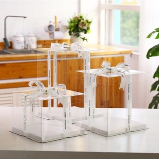 >>>[ Hộp nhựa đựng bánh sinh nhật 1 tầng ]<<<