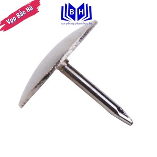 Ghim mũ inox Deli sáng bóng - E0022 - Ghim giấy bảng nỉ