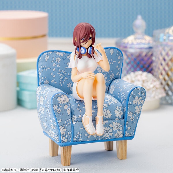 Mô Hình Nakano Miku -Anime Eiga Gotoubun no Hanayome Premium Chokonose Figure Hàng Chính Hãng SEGA