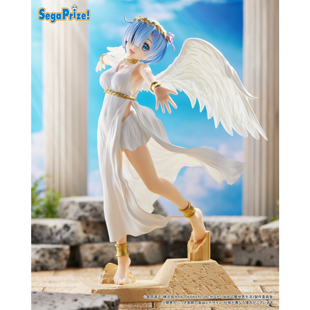 Mô Hình Figure Rem - Hoạt Hình Anime Re:Zero - Luminasta Chou Oni Tenshi Chính Hãng SEGA