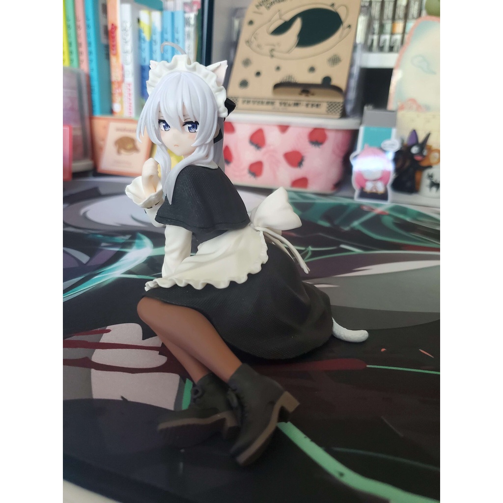 Mô Hình Figure Elaina - Hành Trình Của Elaina - Dòng Desktop Cute - Hầu Gái Maid Mèo Taito