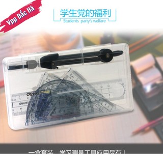 Bộ đồ dùng học tập E9609 ( 9609 ) - Bộ Compa Eke Gồm 6 dụng cụ