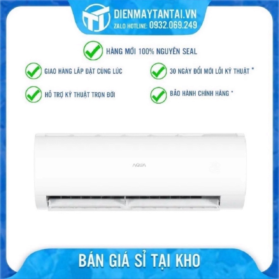 MÁY LẠNH AQUA AQA-KCR18PA 2H.P Làm lạnh nhanh, Xuất xứ Thái Lan - Hàng chính hãng - Giao miễn phí HCM Nguyên Seal Nguy