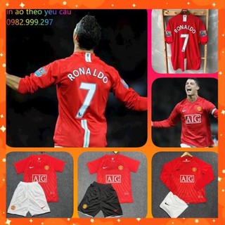 Free ship - set áo bóng đá clb manchester aig - hàng thái chuẩn thi đấu