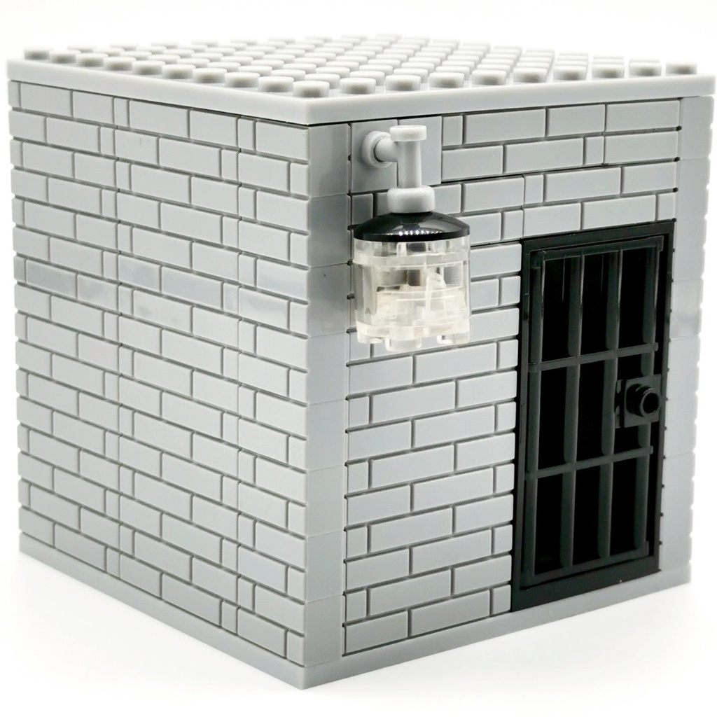 Bộ Đồ Chơi Lắp Ráp Nhà tù Nhỏ Nhắn Với lego Cảnh Sát Nhà Thờ Thành Phố