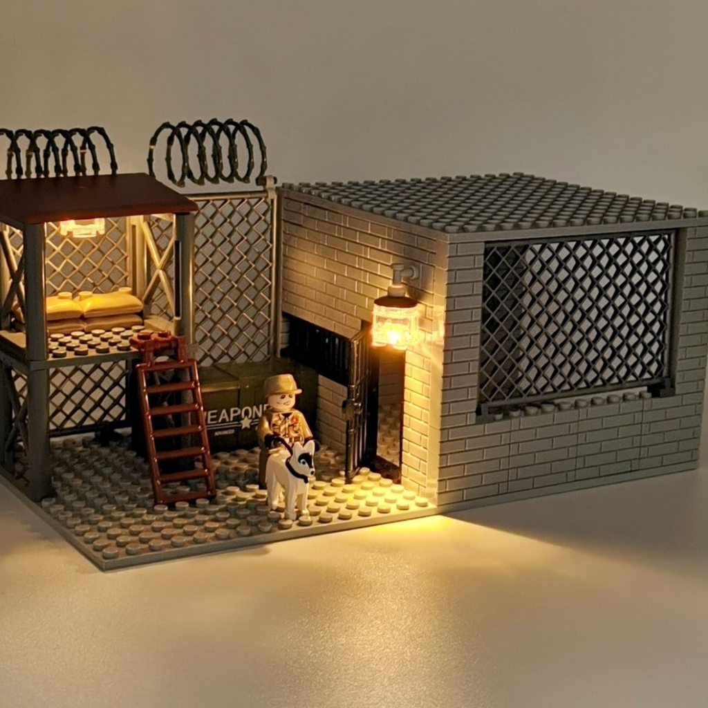 Bộ Đồ Chơi Lắp Ráp Nhà tù Nhỏ Nhắn Với lego Cảnh Sát Nhà Thờ Thành Phố