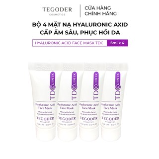  Bộ 4 mặt nạ siêu cấp ẩm căng mọng tế bào Tegoder Cosmetics Hyaluronic Acid face mask 2873 5MLx4