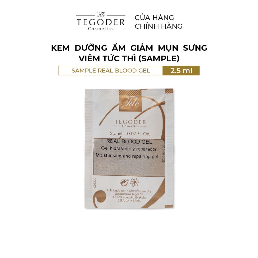 [HB GIFT] Bộ 2 mẫu thử chăm sóc da Tegoder