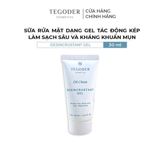  Sữa rửa mặt dạng gel làm sạch sâu và giảm mụn Tegoder Desincrustant gel 30 ml mã 2538.1