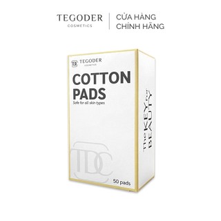  Bông tẩy trang thiên nhiên Tegoder (50 miếng)