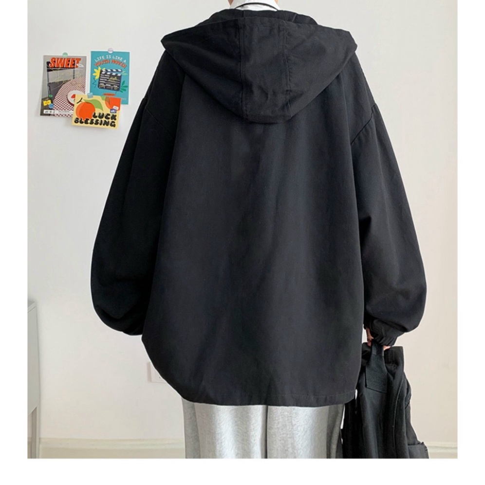 Áo khoác dù nam nữ unisex 2 màu kem, đen 1989, Áo gió chống nắng cực hot trend mẫu mới về - Hàng mới về