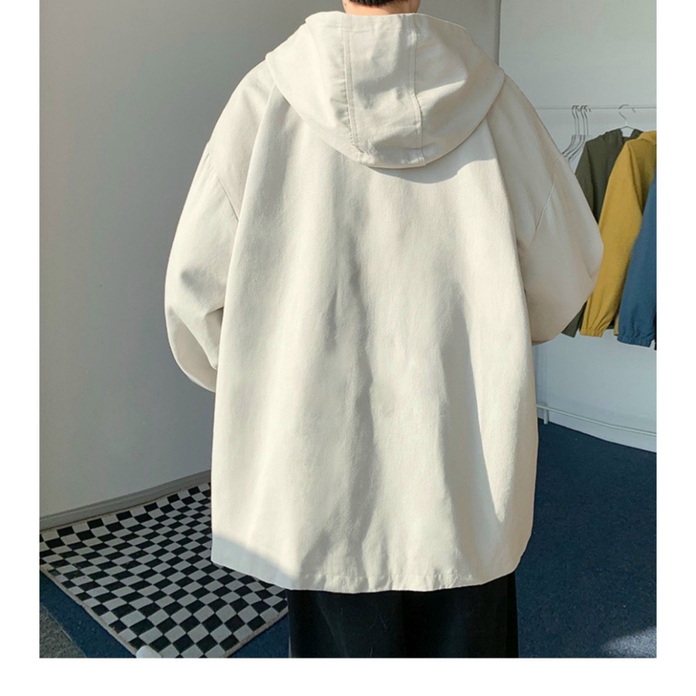 Áo khoác dù nam nữ unisex 2 màu kem, đen 1989, Áo gió chống nắng cực hot trend mẫu mới về - Hàng mới về