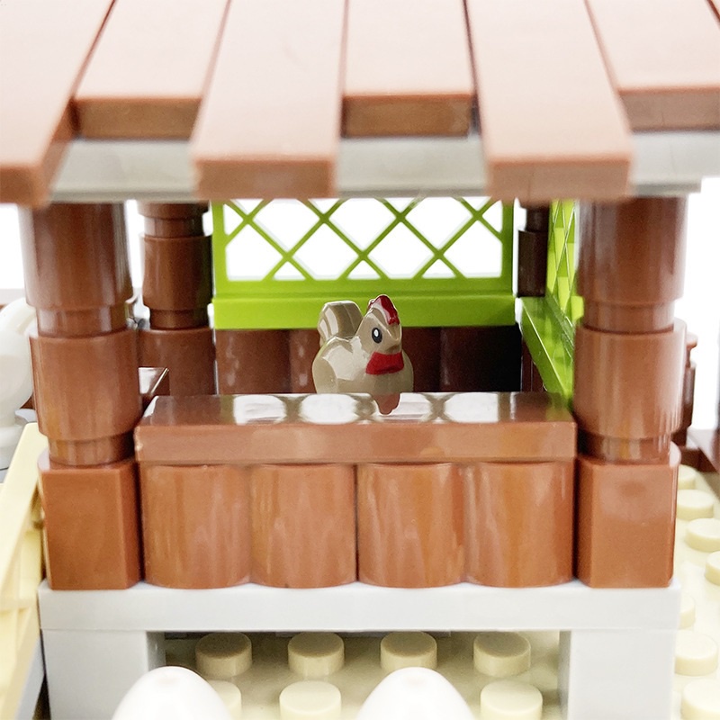 Wow Đồ Chơi Xếp Hình lego Gà Con Nhỏ Tương Thích Với Nông Trại Cho Bé Trai Tiểu Học