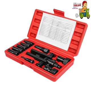 Bộ dụng cụ tháo lắp vòng bi xe máy bằng kim loại kèm hộp đựng