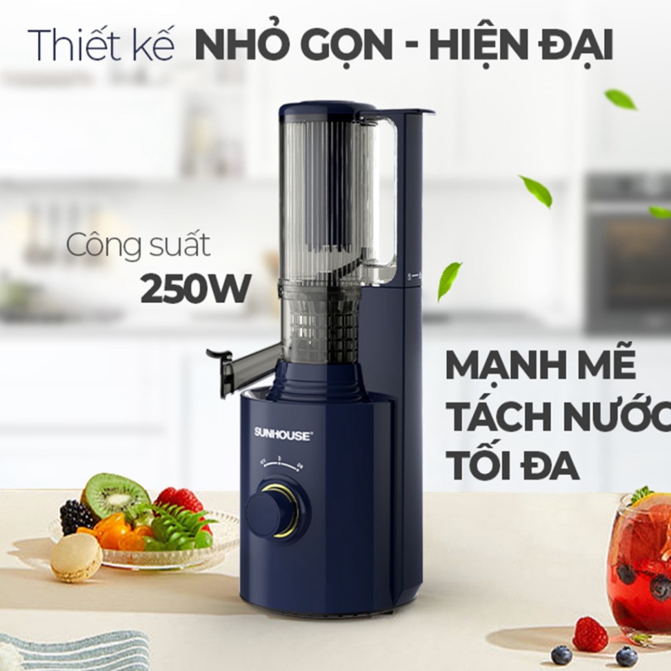 Máy ép chậm Sunhouse SHD5512 Công suất lớn 250W