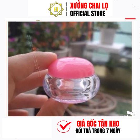 Hũ Hộp Nhựa Bầu Chiết Mỹ Phẩm 10g Đựng Kem HUY HA COSMETIC PACKAGING Trùm Sỉ