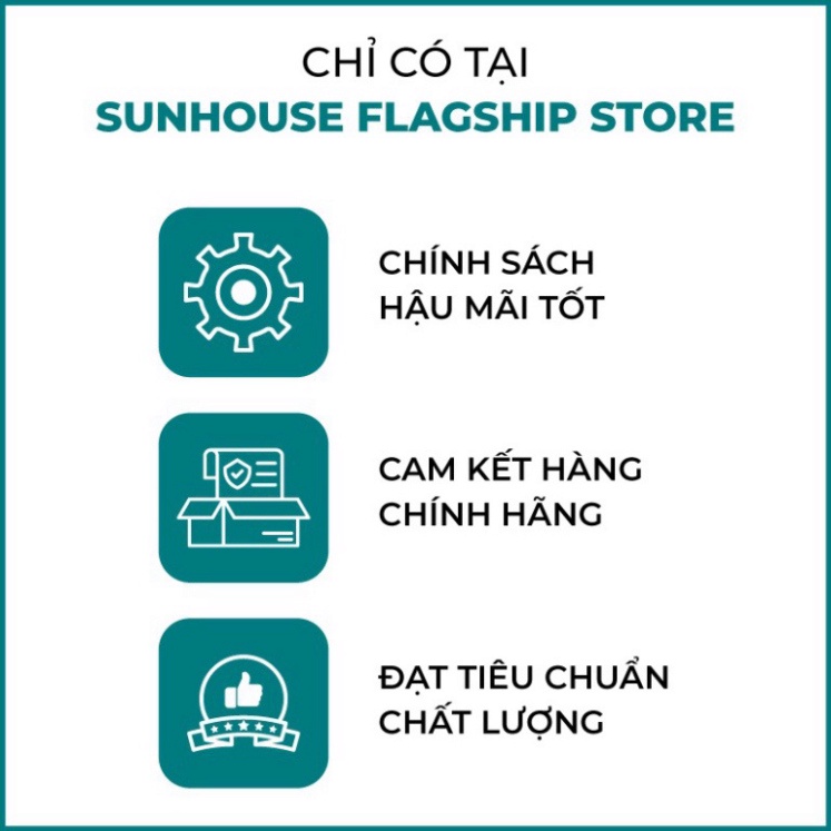 Bộ lau nhà xoay 360 độ SUNHOUSE KS-CL350PO - Bảo hành chính hãng 12 tháng