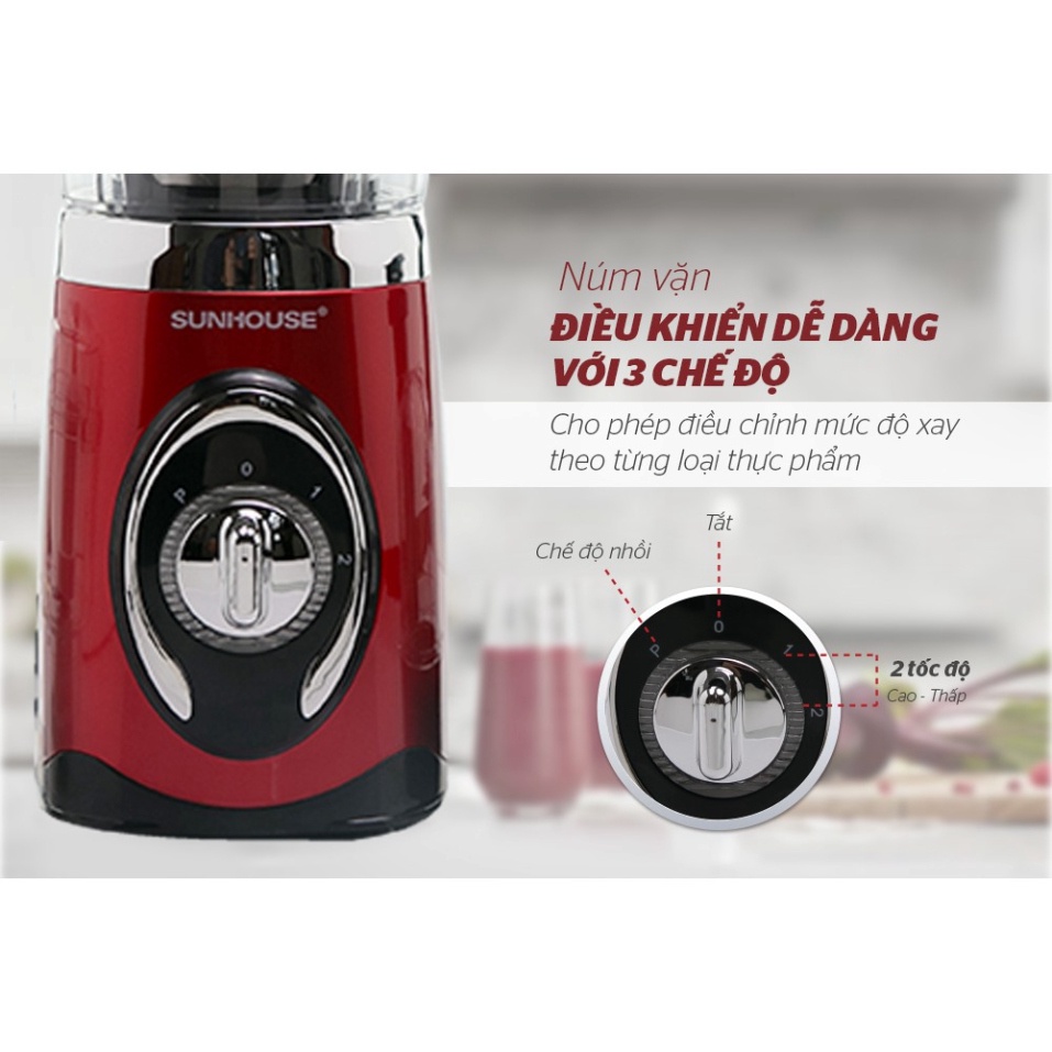 Máy xay sinh tố đa năng SUNHOUSE SHD5323 - Bảo hành 12 tháng