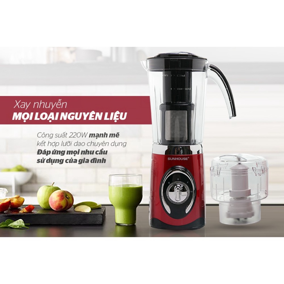 Máy xay sinh tố đa năng SUNHOUSE SHD5323 - Bảo hành 12 tháng