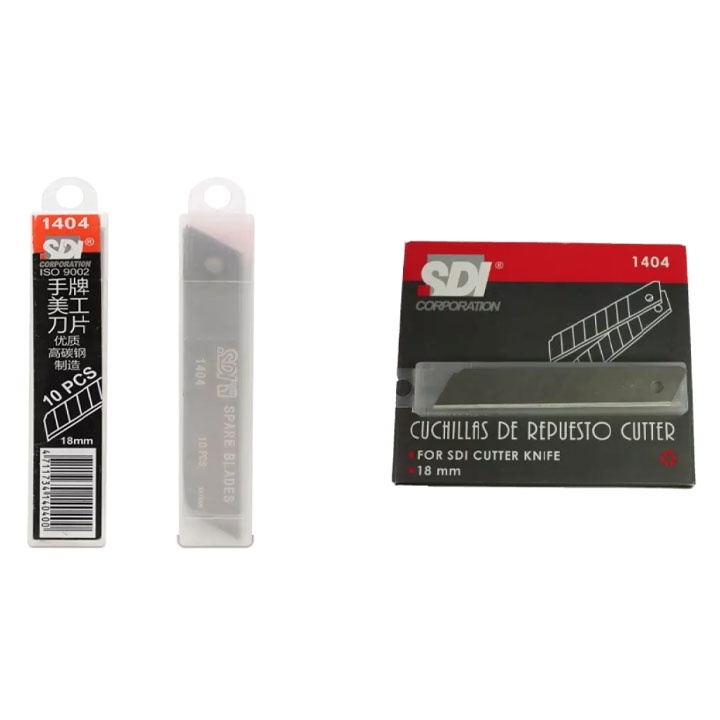 PN  -  Combo 10 Lưỡi Dao Dọc Giấy 1404 Cutter Knife