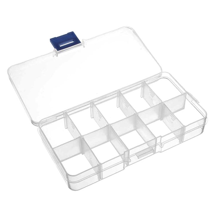 Hộp Nhựa Chia Ngăn Đựng Linh Kiện Đựng Đồ Cá Nhân Mini Có Nắp Đựng Thuốc Y Tế Trang Sức Đá Quý Móng 