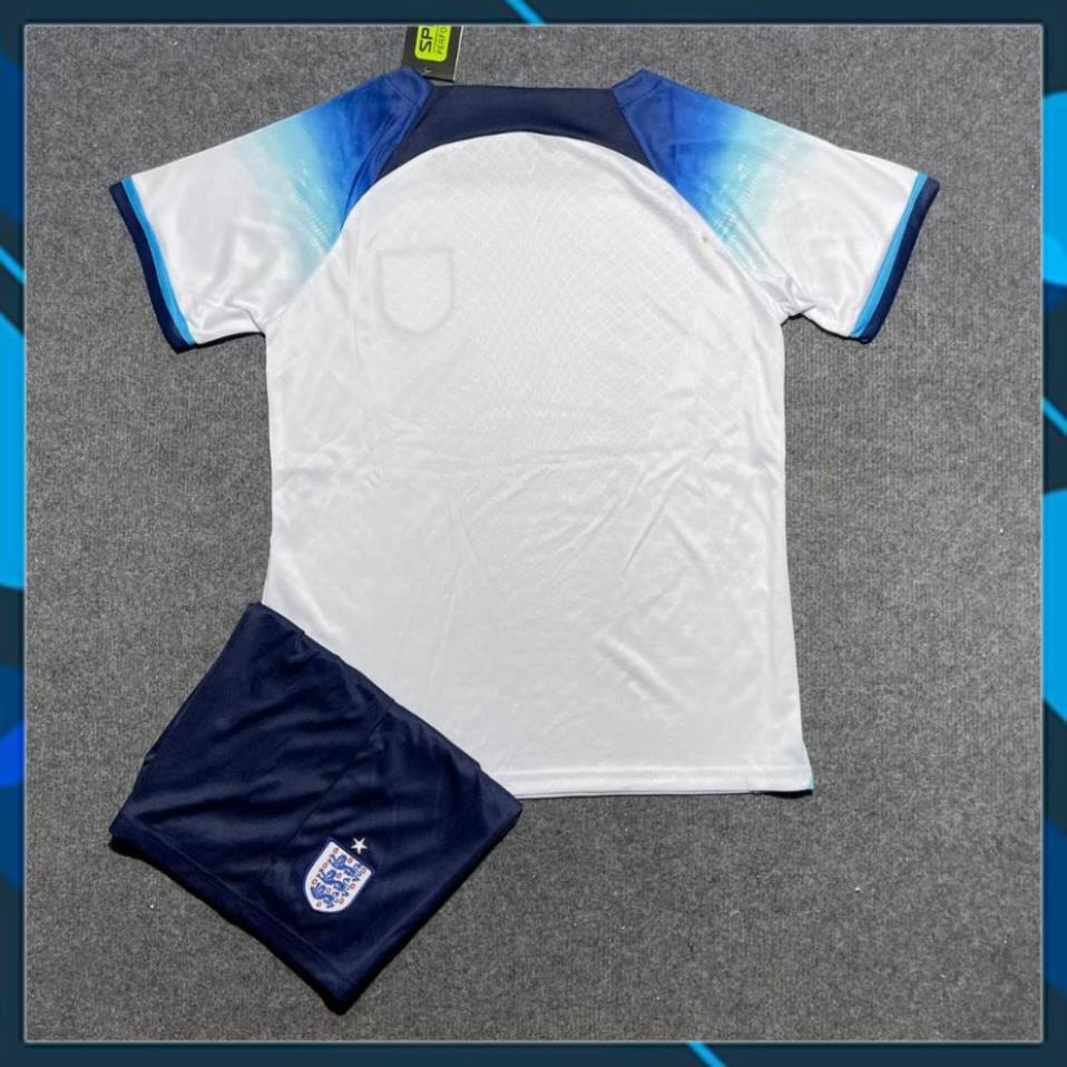 Free Ship -  Bộ Quần Áo Bóng Đá ĐT ANH 22/23 - Hàng Thun Thái in Sẵn Số và Tên Cầu Thủ - Logo Thêu