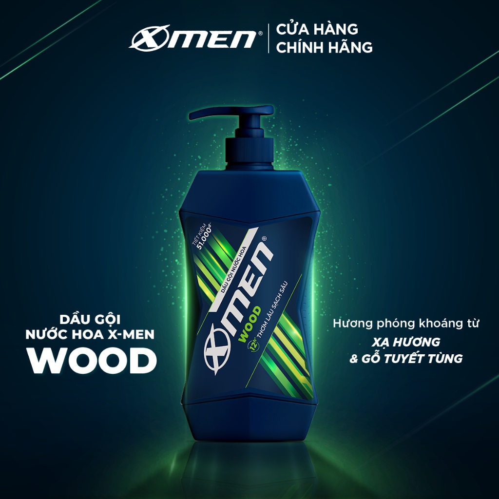 Dầu Gội Nước hoa X-Men Wood 150g