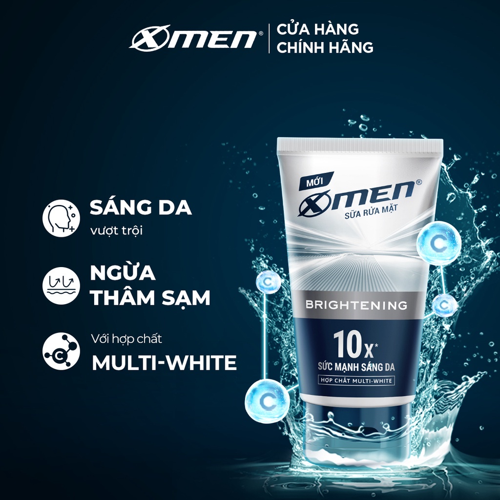 Sữa rửa mặt X-Men 100g đa tác dụng