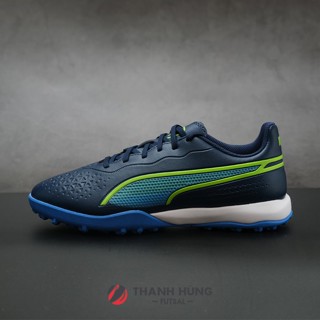 GIÀY ĐÁ BÓNG CHÍNH HÃNG PUMA KING MATCH TT - 107260-02 - XANH NAVY