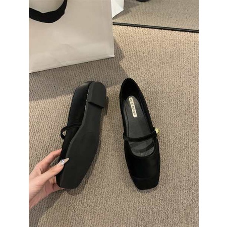 Giày Búp Bê Đế Bằng Phong Cách mary jane Thời Trang Xuân Thu Cho Nữ