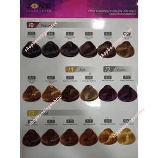 [SỈ] Màu Nhuộm tóc ZONE 100ml.