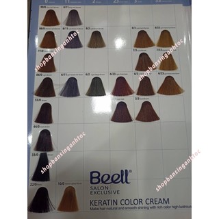 [SỈ] Màu nhuộm tóc BEELL 100ml
