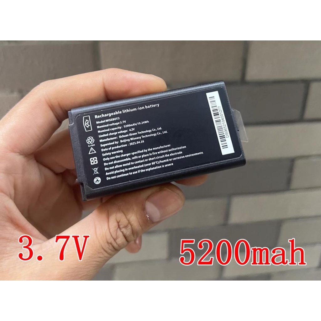 Pin lithium 3.7V5200 mAh 18650