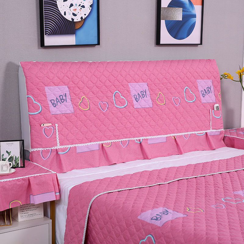 Vỏ Bọc Đầu Giường Gỗ Chống Bụi Bằng Da Phong Cách Châu Âu
