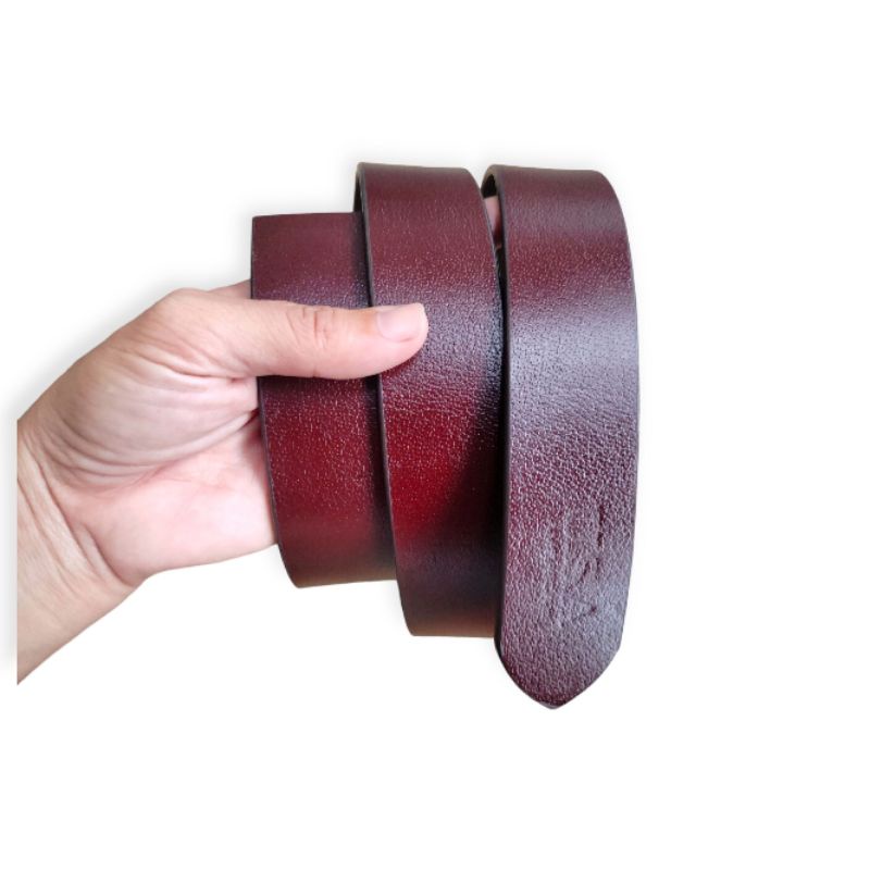 DÂY LƯNG DA BÒ KHÔNG KÈM MẶT KHOÁ