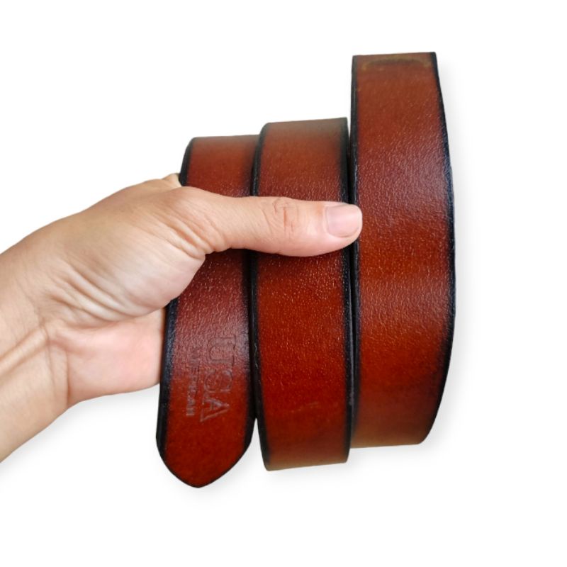 DÂY LƯNG DA BÒ KHÔNG KÈM MẶT KHOÁ