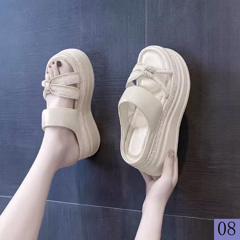Dép Sandal Đế Xuồng Thời Trang Mùa Hè 2023 Phong Cách Châu Âu Cho Nữ