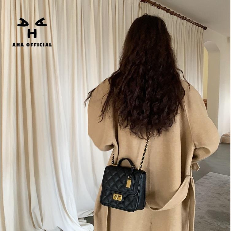 Túi Đeo Chéo Nhỏ Đính Đá Thời Trang Thu Đông Cho Nữ