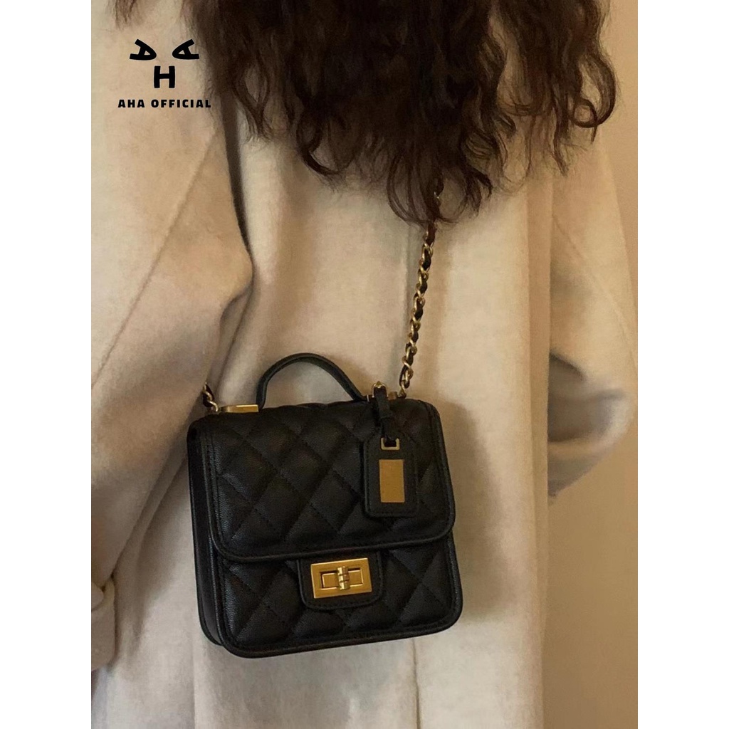 Túi Đeo Chéo Nhỏ Đính Đá Thời Trang Thu Đông Cho Nữ