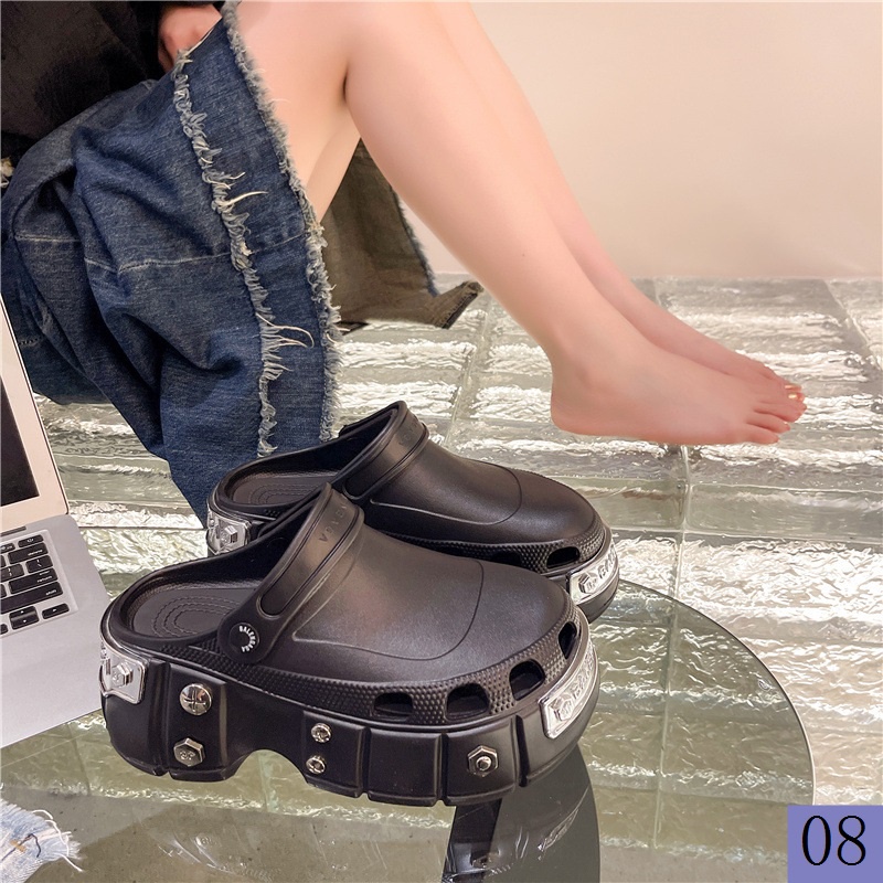 Giày Sandal Mũi Tròn Thời Trang Mùa Hè Cho Nam