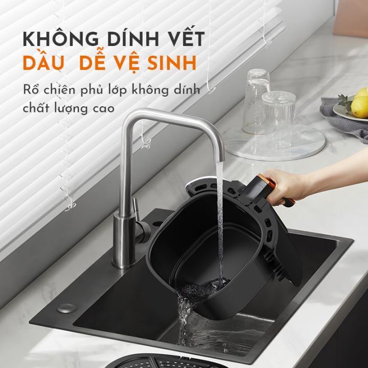 Nồi chiên không dầu GAABOR GA-M5A01 dung tích 5L - Thép không gỉ - Giá rẻ - Hàng chính hãng