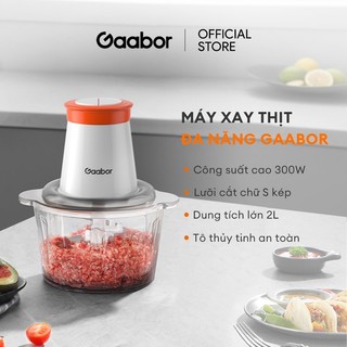 Máy xay thực phẩm đa năng GAABOR GJ-M30A02 2L công suất 300W xay thịt cá rau củ quả, xay hạt - Hàng chính hãng