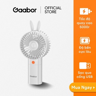 Quạt mini cầm tay GAABOR GFH-N78A tốc độ quay 5000rpm sạc USB - Hàng chính hãng