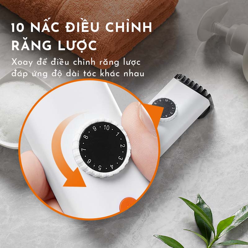Tông đơ cắt tóc cao cấp GAABOR GHCL-N5A2 không dây - Hàng chính hãng
